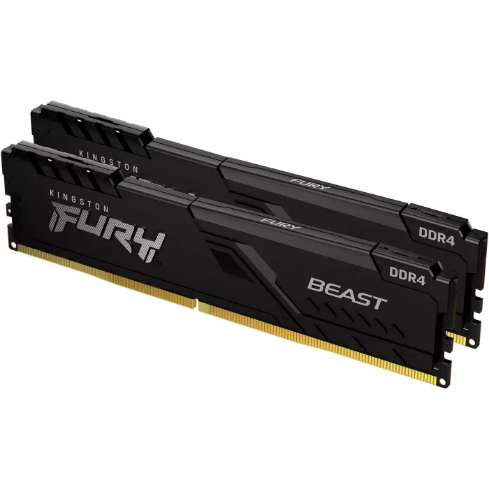 Память DDR4 2x16GB 3200MHz Kingston KF432C16BB1K2/32 Fury Beast RTL Gaming PC4-25600 CL16 DIMM UDIMM 288-pin 1.35В dual rank с радиатором Ret