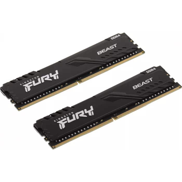 Память DDR4 2x16GB 3200MHz Kingston KF432C16BB1K2/32 Fury Beast RTL Gaming PC4-25600 CL16 DIMM UDIMM 288-pin 1.35В dual rank с радиатором Ret