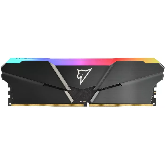 Память DDR4 16GB 3200MHz Netac NTSRD4P32SP-16E Shadow RGB RTL Gaming PC4-25600 CL16 DIMM UDIMM 288-pin 1.35В single rank с радиатором Ret
