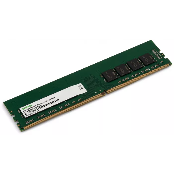 Память DDR4 8GB 3200MHz Digma DGMAD43200008D RTL PC4-25600 CL22 DIMM UDIMM 288-pin 1.2В dual rank Ret