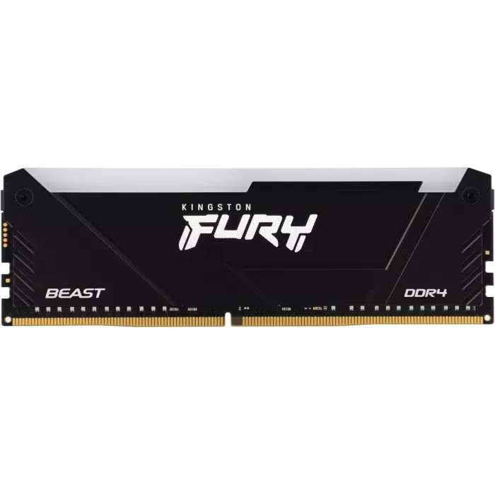 Память DDR4 16GB 3200MHz Kingston KF432C16BB12A/16 Fury Beast RGB RTL Gaming PC4-25600 CL16 DIMM UDIMM 288-pin 1.35В dual rank с радиатором Ret