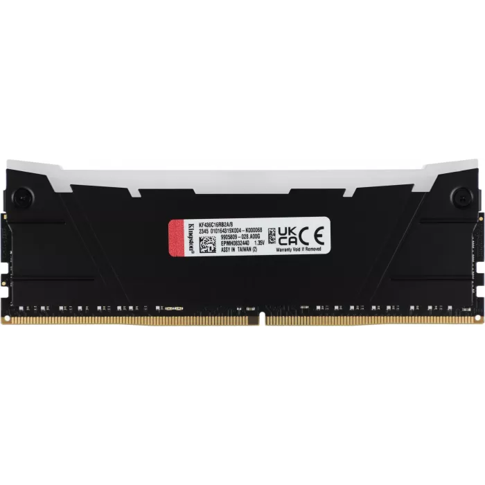Память DDR4 8GB 3600MHz Kingston KF436C16RB2A/8 Fury Renegade RGB RTL Gaming PC4-28800 CL16 DIMM UDIMM 288-pin 1.35В dual rank с радиатором Ret