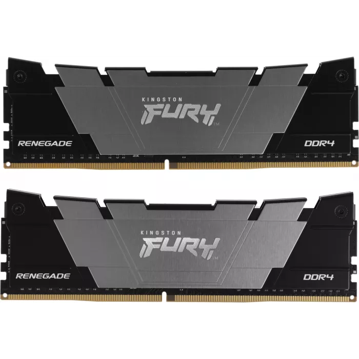 Память DDR4 2x8GB 4600МГц Kingston KF446C19RB2K2/16 Fury Renegade Black RTL Gaming PC4-36800 CL19 DIMM UDIMM 288-pin 1.5В kit dual rank с радиатором Ret