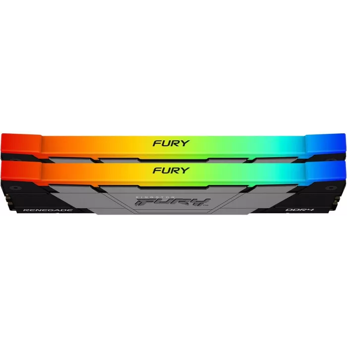 Память DDR4 2x8GB 4600МГц Kingston KF446C19RB2AK2/16 Fury Renegade RGB RTL Gaming PC4-36800 CL19 DIMM UDIMM 288-pin 1.5В kit single rank с радиатором Ret