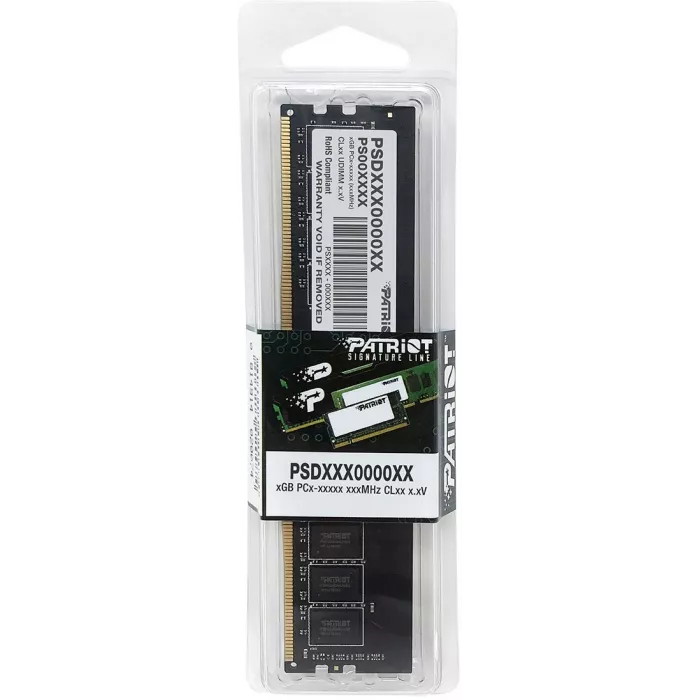 Память DDR4 8GB 3200MHz Patriot PSD48G32002 Signature RTL PC4-25600 CL22 DIMM UDIMM 288-pin 1.2В single rank Ret