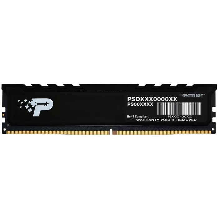 Память DDR5 16GB 5200MHz Patriot PSP516G520081H1 Signature Premium RTL PC5-41600 CL42 DIMM UDIMM 288-pin 1.1В single rank с радиатором Ret