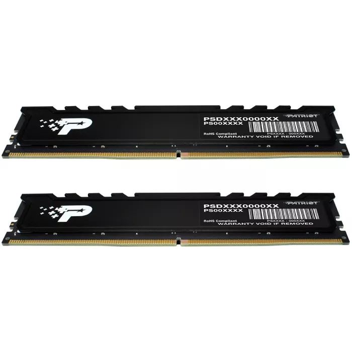 Память DDR5 2x16GB 4800MHz Patriot PSP532G4800KH1 Signature Premium RTL PC5-38400 CL40 DIMM UDIMM 288-pin 1.1В kit single rank с радиатором Ret