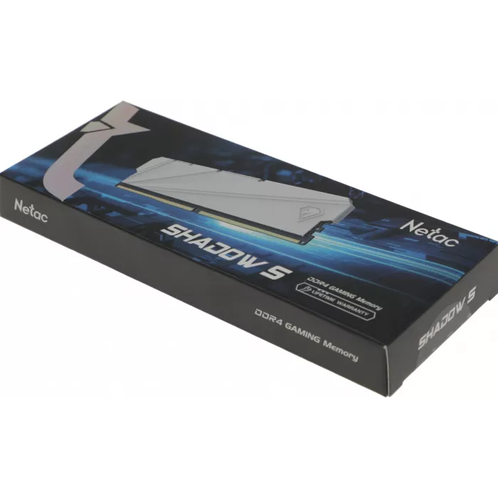 Память DDR4 8GB 3200MHz Netac NTSSD4P32SP-08W Shadow S RTL PC4-25600 CL16 DIMM UDIMM 288-pin 1.35В Intel с радиатором Ret