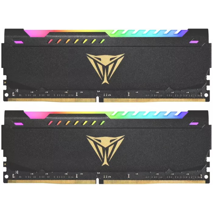 Память DDR4 2x32GB 3600MHz Patriot PVSR464G360C0K Viper Steel RGB RTL Gaming PC4-28800 CL20 DIMM UDIMM 288-pin 1.35В dual rank с радиатором Ret