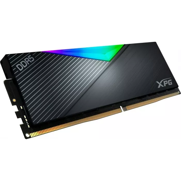 Память DDR5 2x16GB 6400MHz A-Data AX5U6400C3216G-DCLARBK XPG Lancer RGB RTL Gaming PC5-51200 CL32 DIMM UDIMM 288-pin 1.35В kit dual rank с радиатором Ret