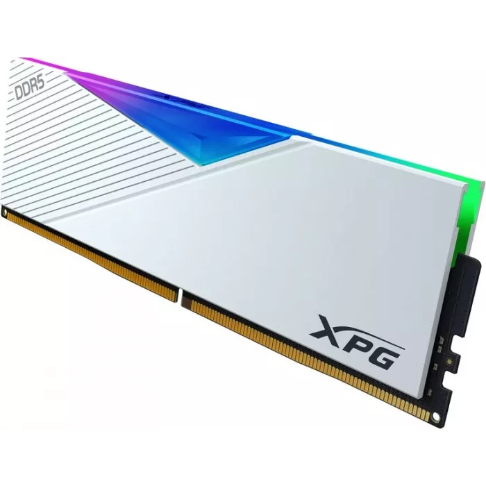 Память DDR5 2x16GB 6400MHz A-Data AX5U6400C3216G-DCLARWH XPG Lancer RGB RTL Gaming PC5-51200 CL32 DIMM UDIMM 288-pin 1.35В kit dual rank с радиатором Ret