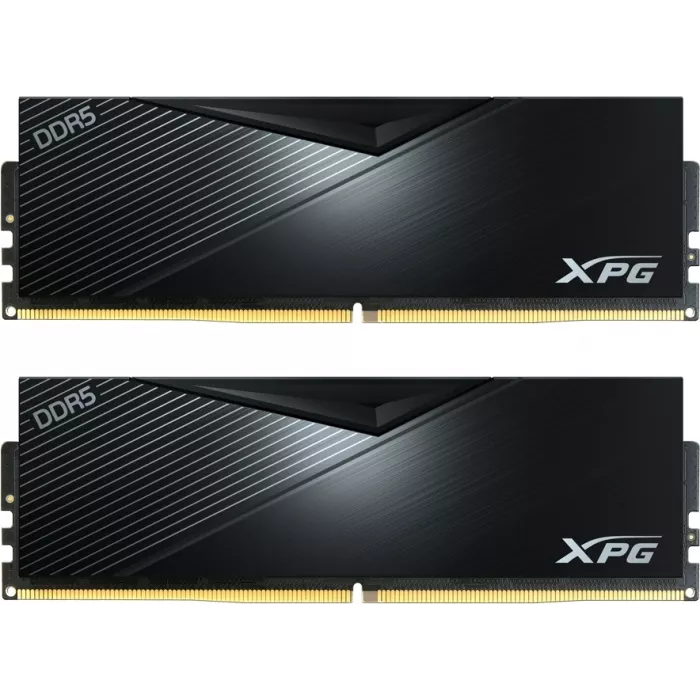 Память DDR5 2x16GB 6400MHz A-Data AX5U6400C3216G-DCLABK XPG Lancer RTL Gaming PC5-51200 CL32 DIMM UDIMM 288-pin 1.4В kit dual rank с радиатором Ret
