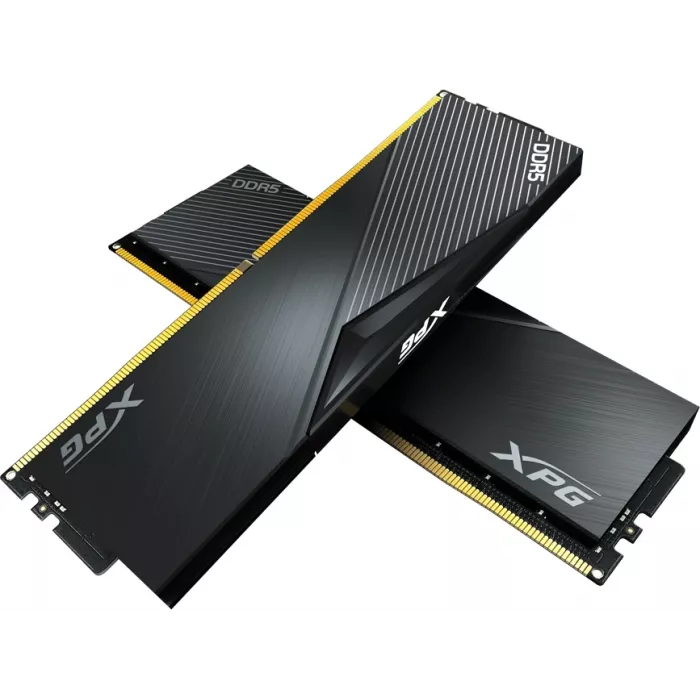Память DDR5 2x16GB 6400MHz A-Data AX5U6400C3216G-DCLABK XPG Lancer RTL Gaming PC5-51200 CL32 DIMM UDIMM 288-pin 1.4В kit dual rank с радиатором Ret