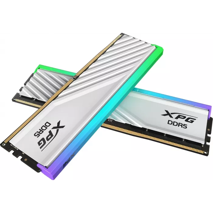 Память DDR5 2x16GB 6400MHz A-Data AX5U6400C3216G-DTLABRWH XPG Lancer Blade RGB RTL Gaming PC5-51200 CL32 DIMM UDIMM ECC 288-pin 1.4В kit dual rank с радиатором Ret