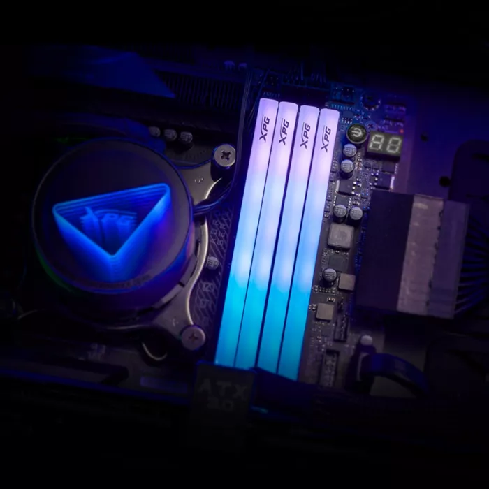 Память DDR5 2x16GB 6400MHz A-Data AX5U6400C3216G-DTLABRWH XPG Lancer Blade RGB RTL Gaming PC5-51200 CL32 DIMM UDIMM ECC 288-pin 1.4В kit dual rank с радиатором Ret