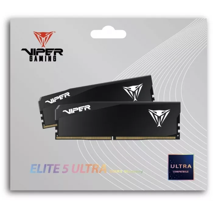 Память DDR5 2x32GB 6000MHz Patriot VEU564G6028K Viper Elite 5 Ultra RTL Gaming PC5-48000 CL28 DIMM UDIMM 288-pin 1.4В kit single rank с радиатором Ret
