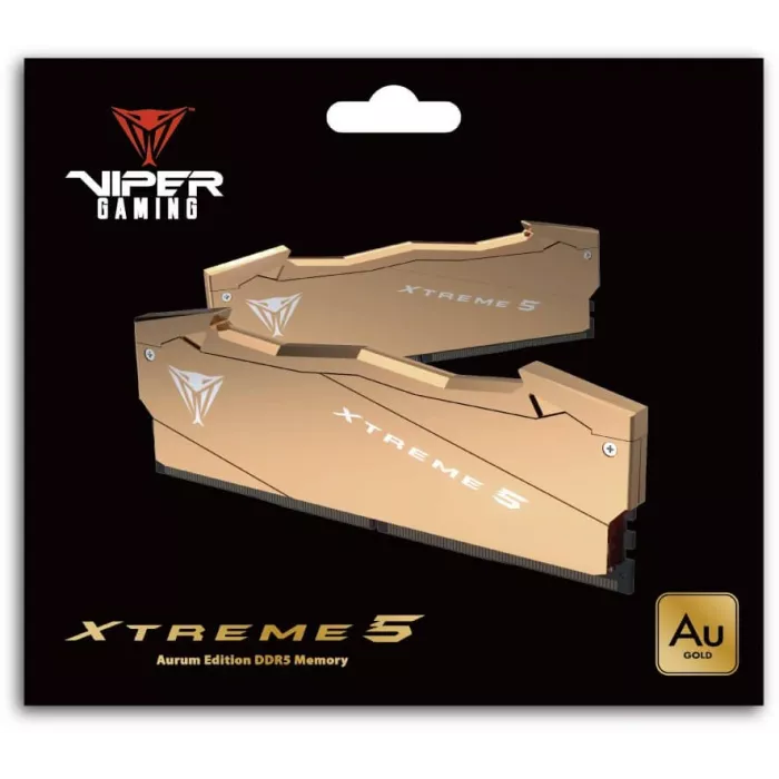 Память DDR5 2x16GB 8000MHz Patriot VXA532G8038K Viper Xtreme 5 Aurum RTL Gaming PC5-64000 CL38 DIMM UDIMM 288-pin 1.4В с радиатором Ret