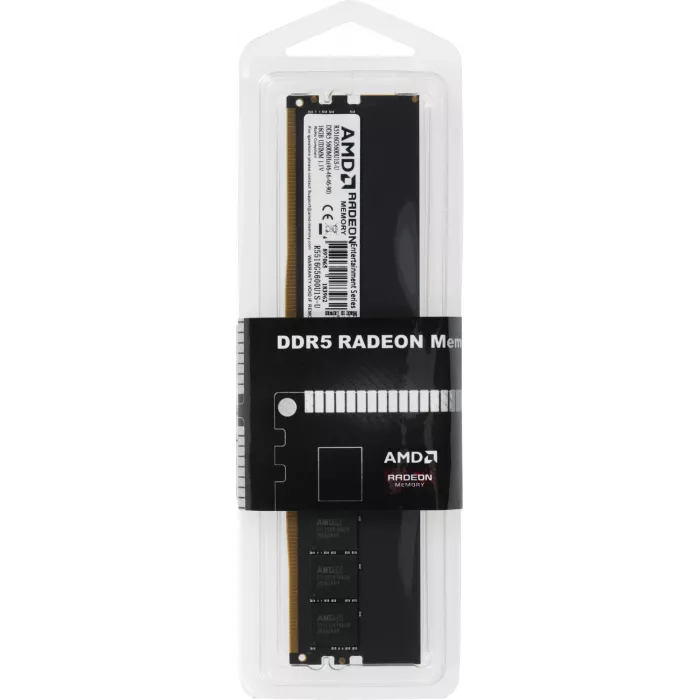 Память DDR5 16GB 5600MHz AMD R5516G5600U1S-U Radeon R5 RTL PC5-44800 CL46 DIMM UDIMM 288-pin 1.1В Ret