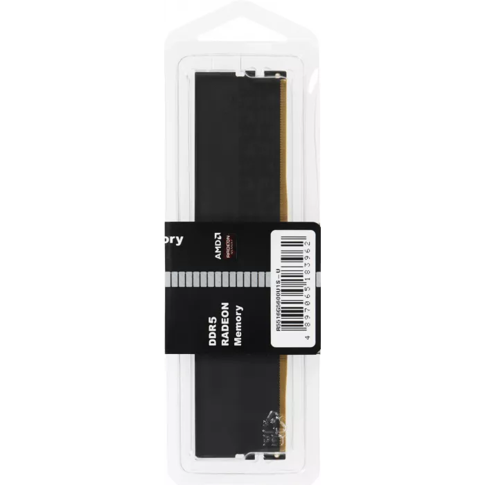 Память DDR5 16GB 5600MHz AMD R5516G5600U1S-U Radeon R5 RTL PC5-44800 CL46 DIMM UDIMM 288-pin 1.1В Ret