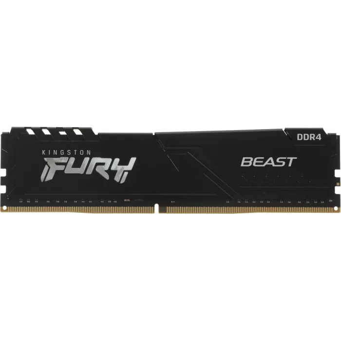 Память DDR4 8GB 3200MHz Kingston KF432C16BB/8WP Fury Beast Black RTL Gaming PC4-25600 CL16 DIMM UDIMM 288-pin 1.35В single rank с радиатором Ret