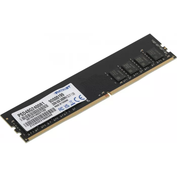 Память DDR4 8GB 2400MHz Patriot PSD48G240081 Signature RTL PC4-19200 CL17 DIMM UDIMM 288-pin 1.2В single rank Ret
