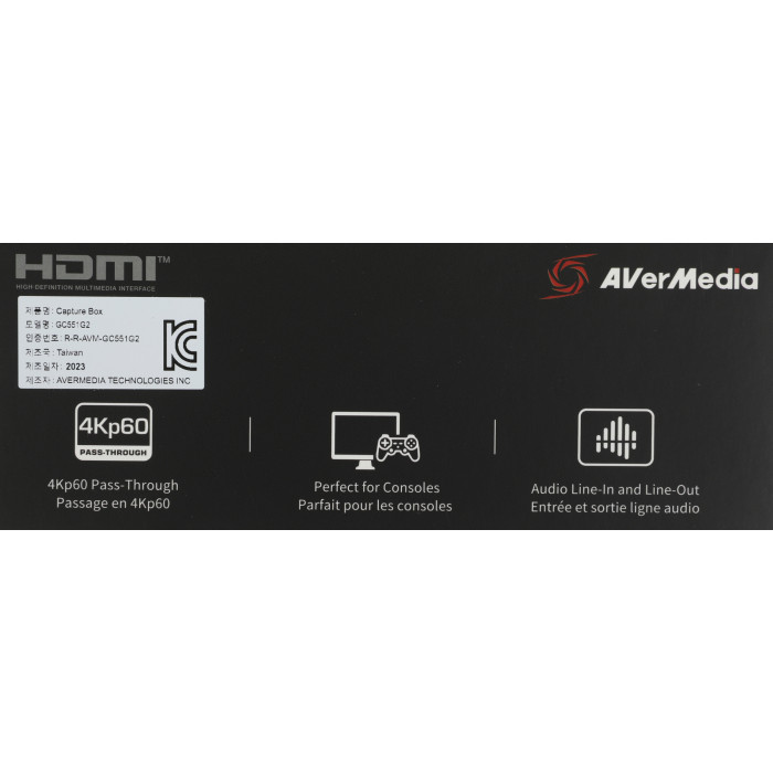 Карта видеозахвата Avermedia Live Gamer Extreme 3 GC551G2 внешний USB 3.1
