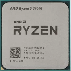 Процессор AMD Ryzen 5 3400G AM4 (YD3400C5M4MFH) (3.7GHz/Radeon RX Vega 11) OEM