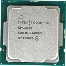 Процессор Intel Core i3 10100 Soc-1200 (CM8070104291317 SRH3N) (3.6GHz/Intel UHD Graphics 630) OEM