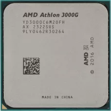 Процессор AMD Athlon 3000G AM4 (YD3000C6M2OFH) (3.5GHz/100MHz/Radeon Vega 3) OEM