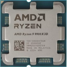 Процессор AMD Ryzen 9 9900X3D AM5 (100-000001368) (4.4GHz/AMD Radeon) OEM