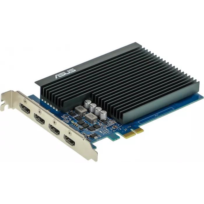 Видеокарта Asus PCI-E 2.0 GT730-4H-SL-2GD5 NVIDIA GeForce GT 730 2Gb 64bit GDDR5 902/5010 HDMIx4 HDCP Ret