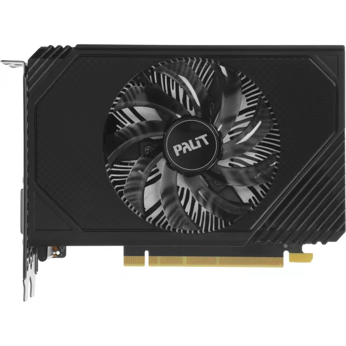 Видеокарта Palit PCI-E 4.0 PA-RTX3050 STORMX OC NVIDIA GeForce RTX 3050 6Gb 96bit GDDR6 1042/14000 DVIx1 HDMIx1 DPx1 HDCP Ret