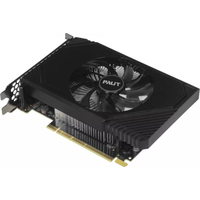 Видеокарта Palit PCI-E 4.0 PA-RTX3050 STORMX OC NVIDIA GeForce RTX 3050 6Gb 96bit GDDR6 1042/14000 DVIx1 HDMIx1 DPx1 HDCP Ret
