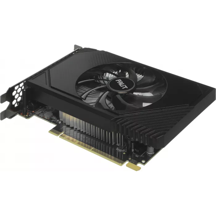 Видеокарта Palit PCI-E 4.0 PA-RTX3050 STORMX NVIDIA GeForce RTX 3050 6Gb 96bit GDDR6 1042/14000 DVIx1 HDMIx1 DPx1 HDCP Ret