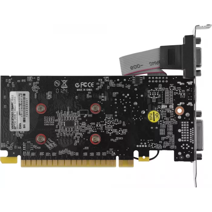 Видеокарта Biostar PCI-E 2.0 VN7313THX1 NVIDIA GeForce GT 730 2Gb 128bit GDDR3 700/1333 DVIx1 HDMIx1 CRTx1 HDCP Ret low profile