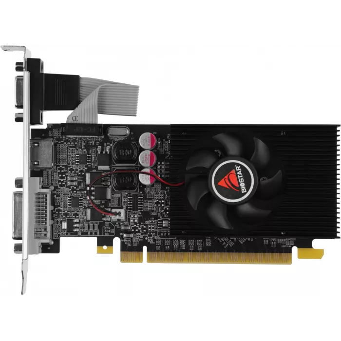 Видеокарта Biostar PCI-E 2.0 VN2103NHG6 NVIDIA GeForce 210 1Gb 64bit DDR3 589/1333 DVIx1 HDMIx1 CRTx1 Ret low profile