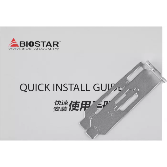 Видеокарта Biostar PCI-E 2.0 VN2103NHG6 NVIDIA GeForce 210 1Gb 64bit DDR3 589/1333 DVIx1 HDMIx1 CRTx1 Ret low profile
