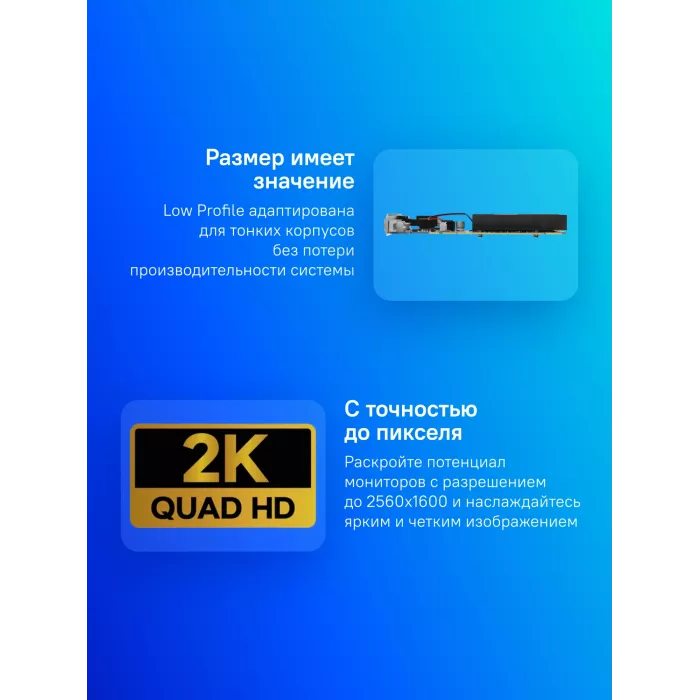 Видеокарта Biostar PCI-E 2.0 VN2103NHG6 NVIDIA GeForce 210 1Gb 64bit DDR3 589/1333 DVIx1 HDMIx1 CRTx1 Ret low profile