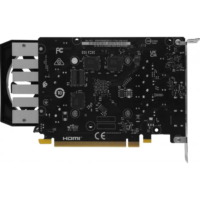 Видеокарта MSI PCI-E 4.0 RTX 3050 VENTUS 2X E 6G OC NVIDIA GeForce RTX 3050 6Gb 96bit GDDR6 1492/14000 HDMIx2 DPx1 HDCP Ret