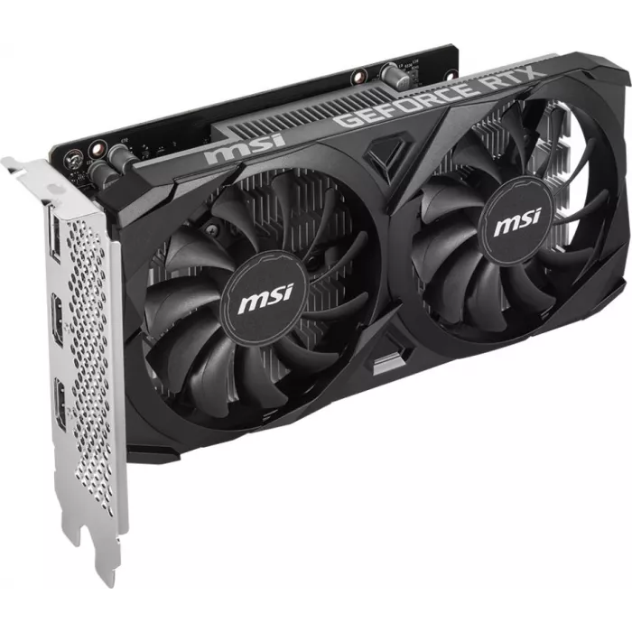 Видеокарта MSI PCI-E 4.0 RTX 3050 VENTUS 2X E 6G OC NVIDIA GeForce RTX 3050 6Gb 96bit GDDR6 1492/14000 HDMIx2 DPx1 HDCP Ret