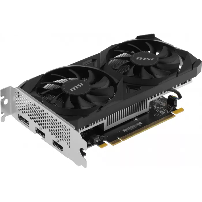 Видеокарта MSI PCI-E 4.0 RTX 3050 VENTUS 2X E 6G OC NVIDIA GeForce RTX 3050 6Gb 96bit GDDR6 1492/14000 HDMIx2 DPx1 HDCP Ret