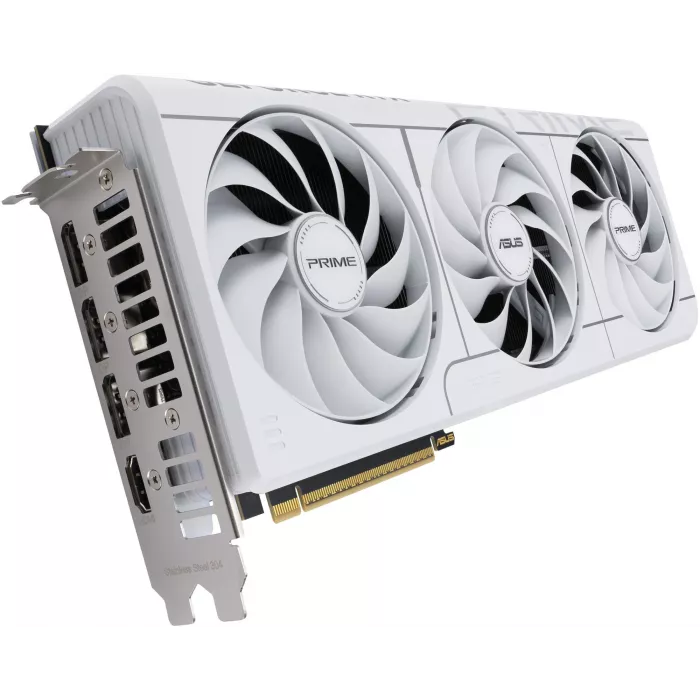 Видеокарта Asus PCI-E 5.0 PRIME-RTX5070-O12G-WHITE NVIDIA GeForce RTX 5070 12Gb 192bit GDDR7 2557/28000 HDMIx1 DPx3 HDCP Ret