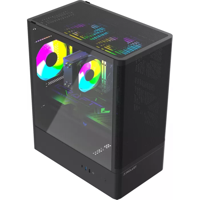 ПК Teclast G03 Ryzen 5 7500F (3.7) 32Gb SSD1Tb RTX5060TI 8Gb Windows 11 Pro GbitEth WiFi BT 500W черный (G03 7500F32G1T5060T8BKRU)
