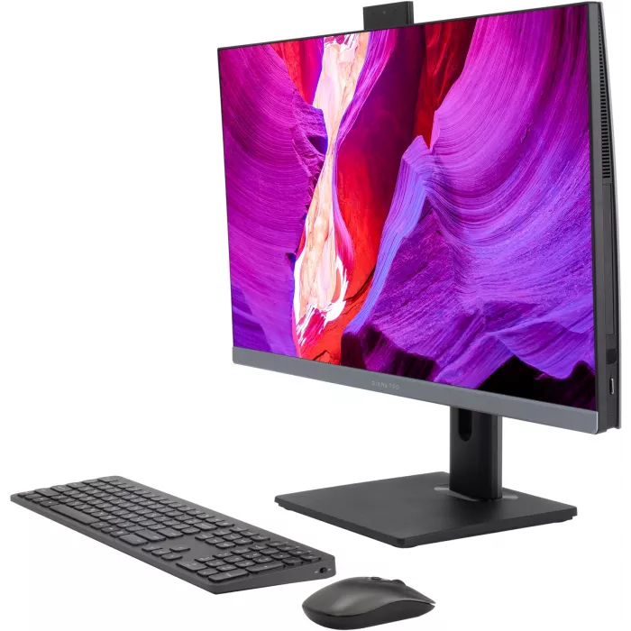 Моноблок Digma Pro Unity 27" Full HD i5 1235U (1.3) 16Gb SSD512Gb Iris Xe CR Windows 11 Pro GbitEth WiFi BT 90W клавиатура мышь Cam серый/черный 1920x1080