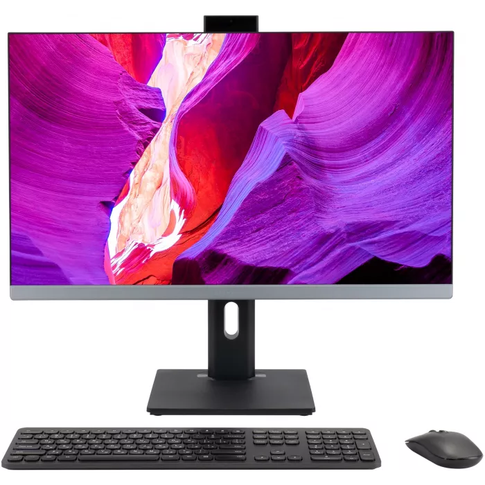Моноблок Digma Pro Unity 27" Full HD i3 1215U (1.2) 16Gb SSD512Gb UHDG CR Windows 11 Pro GbitEth WiFi BT 90W клавиатура мышь Cam серый/черный 1920x1080