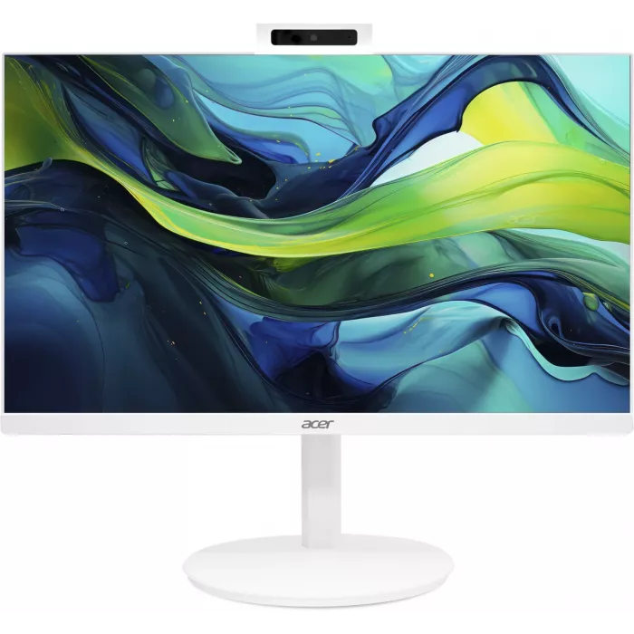Моноблок Acer Aspire C24-1YE13U5UNH 23.8" Full HD i5 1334U (1.3) 16Gb SSD512Gb Iris Xe CR Eshell GbitEth WiFi BT 90W клавиатура мышь Cam белый 1920x1080