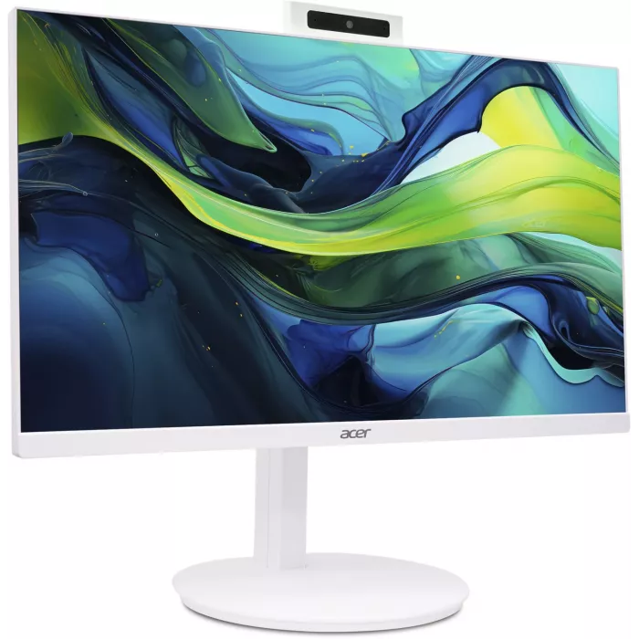 Моноблок Acer Aspire C24-1YE13U5UNH 23.8" Full HD i5 1334U (1.3) 16Gb SSD512Gb Iris Xe CR Eshell GbitEth WiFi BT 90W клавиатура мышь Cam белый 1920x1080