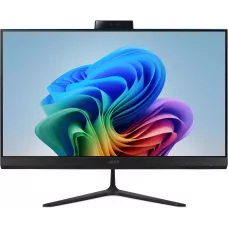 Моноблок Acer Aspire C24B-GKRK 23.8" Full HD Ryzen AI 5 330 (2) 16Gb SSD512Gb 820M Eshell GbitEth WiFi BT 65W клавиатура мышь Cam черный 1920x1080