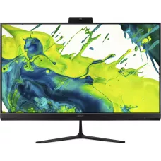 Моноблок Acer Aspire C24B-GARL 23.8" Full HD Core Ultra 7 255U (1.7) 16Gb SSD512Gb Graphics Eshell GbitEth WiFi BT клавиатура мышь Cam черный 1920x1080