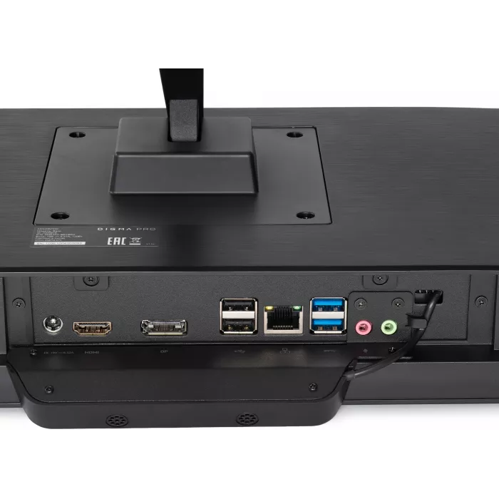 Моноблок Digma Pro Base 23.8" Full HD i3 12100 (3.3) 16Gb SSD512Gb UHDG 730 Windows 11 Pro GbitEth WiFi BT 90W клавиатура мышь Cam черный 1920x1080
